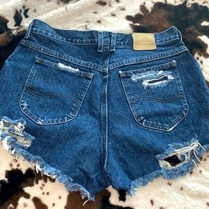 Vintage Lee Custom Denim Shorts